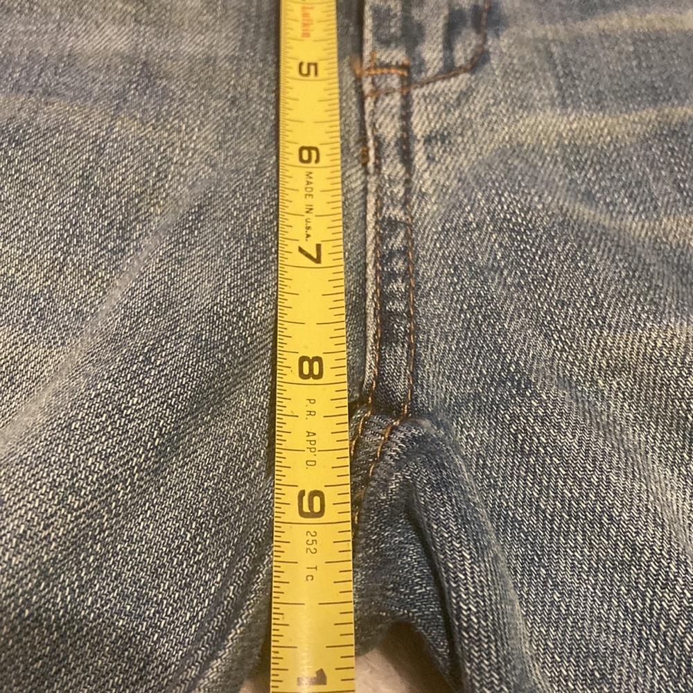 BLANK NYC Size 26 Skinny Distressed Cropped Blue Jeans - Picture 4 of 13